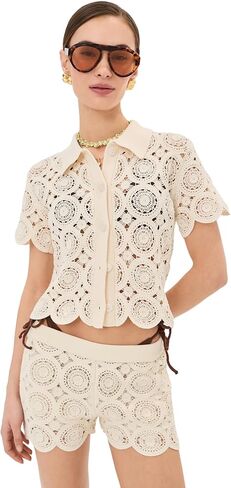 Le Bop Crochet Crochet Polo in Kuwait