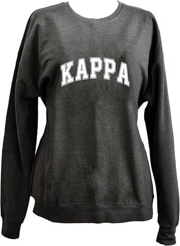 Kappa Kappa Gamma Sweatshirt - Fleece Crewneck Sweatshirt, With Varsity Greek Letters Design in Saudi Arabia