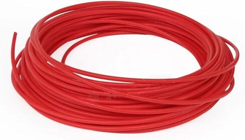 1 متر معرف 0.3 مللي متر إلى 3.38 مللي متر 150 فولت L نوع أحمر PTFE أنبوب PTFE شعري سمك الجدار 0.15 مللي متر 0.2 مللي متر 0.3 مللي متر نقل قابل للانحناء (13L 1.93x2.33 مللي متر) in Kuwait