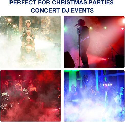 Handheld Fog Machine Gun for Party - 1500W Smoke Cannon with Color Changing Lights for DJ Events Concerts Parties Halloween Live Shows Stage Performances in Kuwait