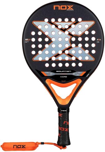 NOX Padel Racket Equation Hard 2026 | Round Shape Pala Padel | Anti Vibration System AVS, Exclusive Spin Technology & Dual Roughness | Professional Paddle Racket Elite Precision High Durability in Kuwait