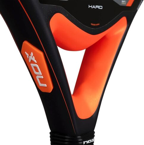 NOX Padel Racket Equation Hard 2026 | Round Shape Pala Padel | Anti Vibration System AVS, Exclusive Spin Technology & Dual Roughness | Professional Paddle Racket Elite Precision High Durability in Kuwait
