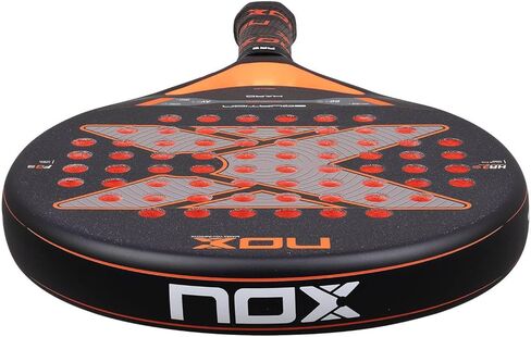 NOX Padel Racket Equation Hard 2026 | Round Shape Pala Padel | Anti Vibration System AVS, Exclusive Spin Technology & Dual Roughness | Professional Paddle Racket Elite Precision High Durability in Kuwait