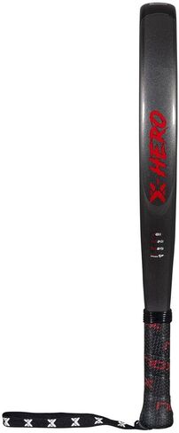 NOX Padel Racket X-Hero 2026 | Round Shape Pala Padel for Beginners & Intermediate Players | Carbon Frame, 3K Fiber Glass Face, HR3 White Eva Core | DCS Stability, Lightweight Agility & Gloss Surface in Kuwait