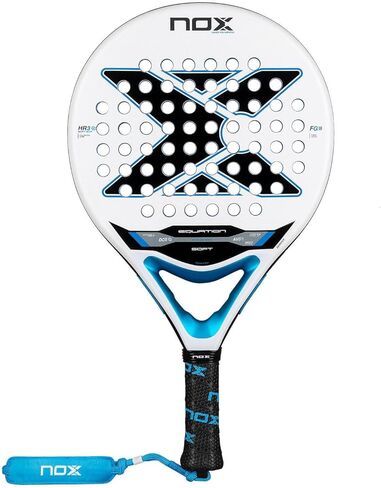 NOX Padel Racket Equation Soft 2026 | Round Shape Pala Padel | HR3 Soft EVA Core & Anti Vibration System AVS | Exclusive Spin Dual Roughness & Smartstrap | Intermediate Level Play, Precision & Comfort in Kuwait