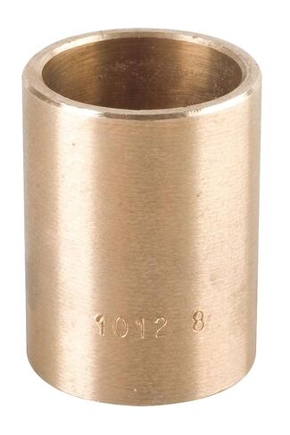 Bunting Bearings CB081608 Sleeve (Plain) Bearings, Cast Bronze C93200 (SAE 660), 1/2" Bore x 1" OD x 1" Length (Pack of 3) in Kuwait