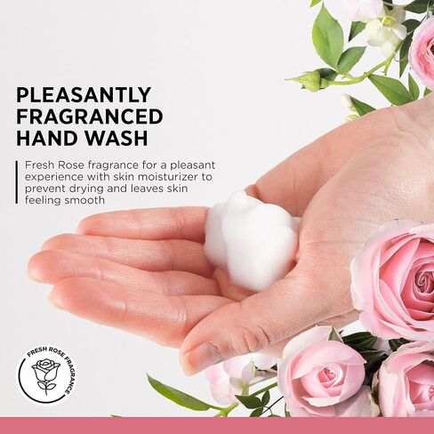 SC Johnson Professional Refresh Rose FOAM, Foam Hand Wash, Foaming Hand Soap, 1 Liter Cartridge, 2 Count, for Professional Use Only in Kuwait