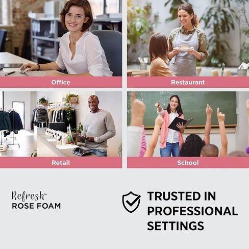 SC Johnson Professional Refresh Rose FOAM, Foam Hand Wash, Foaming Hand Soap, 1 Liter Cartridge, 2 Count, for Professional Use Only in Kuwait