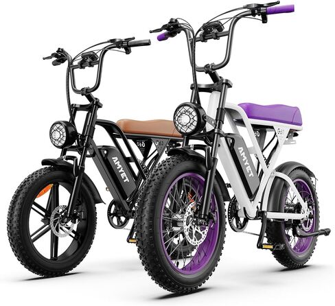 AMYET V9-G60 Electric Bike for Adults, 48V 20Ah(960WH) Ebike with Removable Battery, 20" Fat Tire E Dirt Bike,Dual Shock Absorber, Adults Electric Bike with UL 2849 Certificaed in Saudi Arabia
