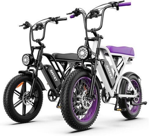 AMYET V9-G60 Electric Bike for Adults, 48V 20Ah(960WH) Ebike with Removable Battery, 20" Fat Tire E Dirt Bike,Dual Shock Absorber, Adults Electric Bike with UL 2849 Certificaed in Saudi Arabia