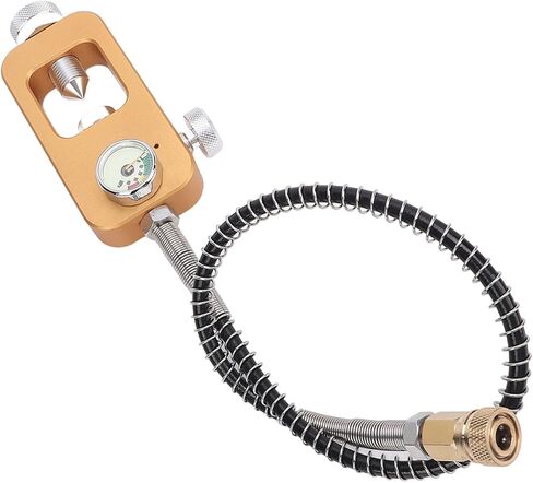 Adapter Fill Station with Pressure and Airway Tube, 40MPa 8mm Universal Diving Adapter, Lightweight and Portable 0.5L/1L in Kuwait