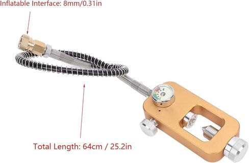 Adapter Fill Station with Pressure and Airway Tube, 40MPa 8mm Universal Diving Adapter, Lightweight and Portable 0.5L/1L in Kuwait