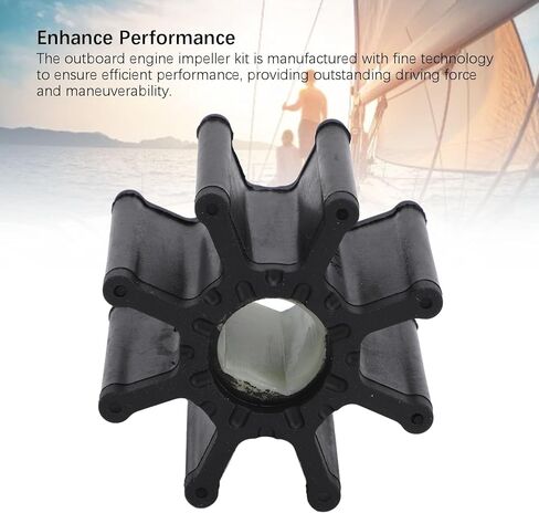 Water Pump Impeller 47 59362T1 Rubber 8 Blades Flexible Sea Water Pump Impeller D Shaft Globe-2000 Bravo Raw Water Pump in Kuwait