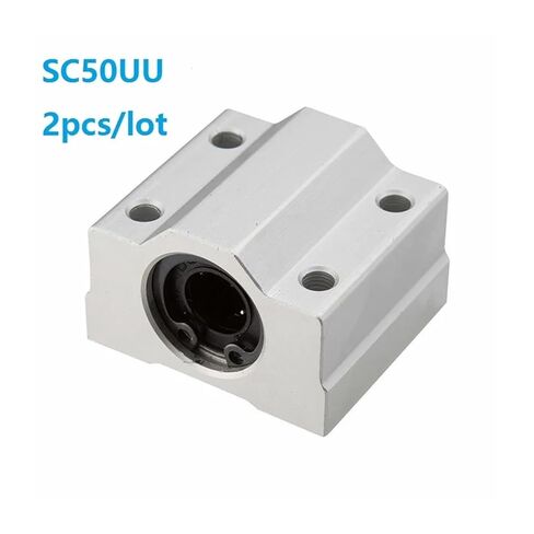 2 قطعة/الوحدة SC50UU SCS50UU 50 مللي متر الخطي وحدة دليل رمح كتلة تحمل كتل in Saudi Arabia