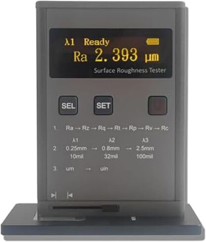 High Precision 220V Surface Roughness Meter, Ra 0.05-10.0um/Rz 0.1-50um, Sensor Probe Tool for Accurate Surface Measurement, Essential for Quality Control in Saudi Arabia