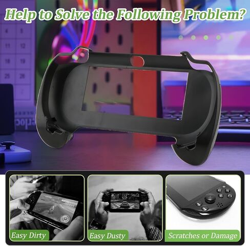 Hand Grip for PS Vita 1000 Hand Grip Shell for PlayStation Vita Controller Protective Case Accessories Parts in Kuwait