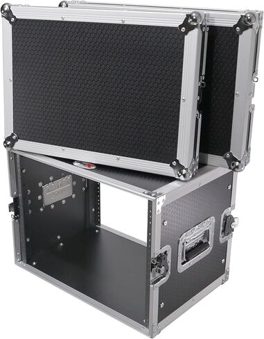 ProX X-8UE 8U Deluxe Effects Rack Case 14 In Deep Rail to Rail in Saudi Arabia