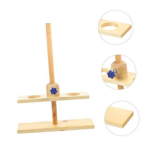 Chemical Laboratory Stand Double Funnel Support for Teaching Equipment and Experiment Supplies Stable Base for School and Industrial Use Random Color in Saudi Arabia