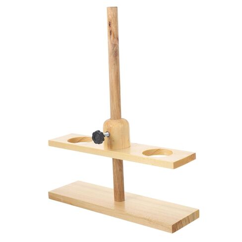 Wooden Funnel Stand Laboratory Experimental Apparatus Chemistry Funnel Holder Support for Teaching and Glassware with Material Random Color in Saudi Arabia