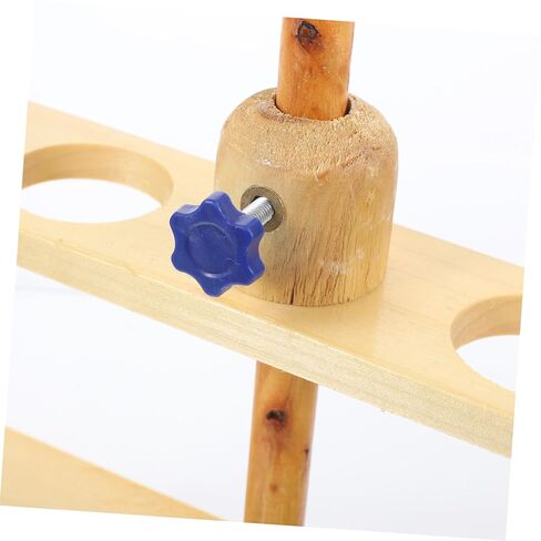 Wooden Funnel Stand Laboratory Experimental Apparatus Chemistry Funnel Holder Support for Teaching and Glassware with Material Random Color in Saudi Arabia