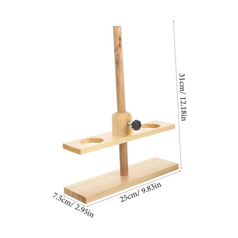 Luxshiny Double Laboratory Funnel Stand Detachable Science Equipment for Teaching and Experimental Use Wide Application in Schools and Labs Random Color in Kuwait