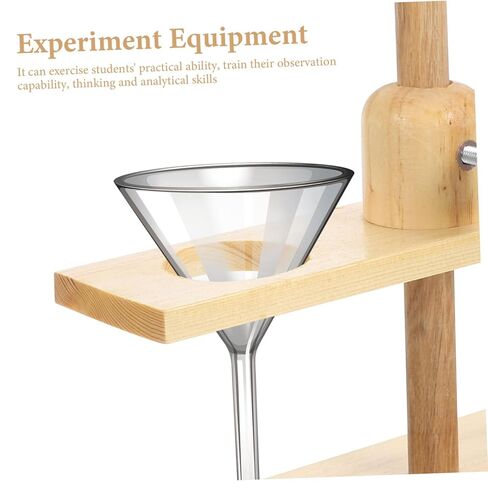 Luxshiny Double Laboratory Funnel Stand Detachable Science Equipment for Teaching and Experimental Use Wide Application in Schools and Labs Random Color in Kuwait