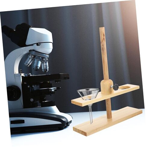 Luxshiny Double Laboratory Funnel Stand Detachable Science Equipment for Teaching and Experimental Use Wide Application in Schools and Labs Random Color in Kuwait