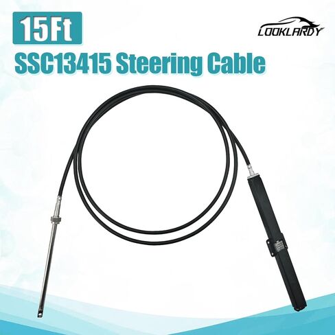 كابل توجيه ميكانيكي وترس SSC13415 بطول 15 قدم متوافق مع مجموعات إطار SB39526P وSB39544P لنظام التوجيه الخلفي ووحدات الخوذة SH5210P وSH5230P التي تناسب SS14115 وSS15115 in Saudi Arabia