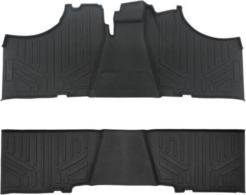 Smartliner All Weather Protection Custom Fit 2 ROW RUT RUBBER RUBBER LINER SET متوافقة مع 2019-2025 KAWASAKI MULL PRO (فقط يناسب 6 نماذج للركاب) in Saudi Arabia