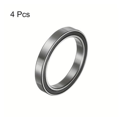 4pcs 6808-2RS Deep Groove Ball Bearing 40mm Bore 52mm AD 7mm Thick Steel Double Seal Bearing for Motors Pumps Conveyors in Saudi Arabia