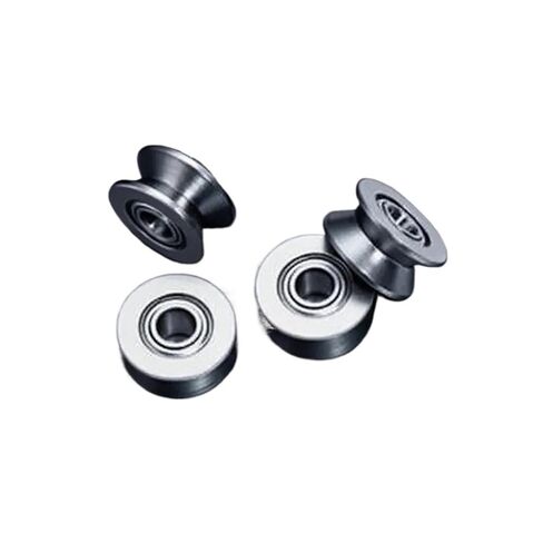 5pcs 10pcs 20pcs Carbon Steel V624ZZ V Groove Ball Bearing Pulley for Rail Track Linear Motion System 4 * 13 * 6mm(10pcs) in Saudi Arabia