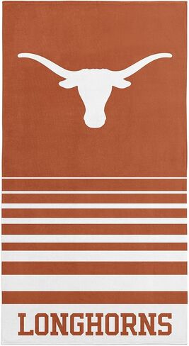 Northwest Texas Longhorns NCAA Striped Jacquard Beach Towel 36 x 72 Inches in Saudi Arabia