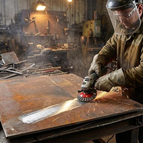 10 عبوات من العجلات السلكية مقاس 4 بوصات لمطحنة الزوايا، وعجلات أسلاك من الفولاذ الكربوني المعقودة مع أربور ملولب 5/8 بوصة، وفرشاة عجلة أسلاك لمطحنة زاوية 4 1/2، وفرشاة كأس أسلاك معقودة لإزالة الصدأ in Saudi Arabia