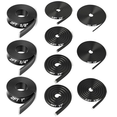 مجموعة لف أنابيب الانكماش الحراري 10 مقاس 5:1، جدار مزدوج مقاوم للماء بدرجة بحرية 70.5 قدم مع بطانة لاصقة بنسبة 5:1، تشكيلة أنابيب كهربائية صناعية ملفوفة بالانكماش الحراري للسيارات البحرية، إصلاح DIY in Kuwait