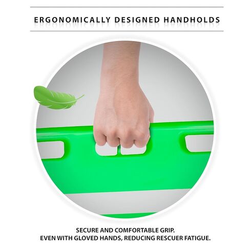 ASA Techmed 72 Inch Easy Break-Away Split Scoop Stretcher - Durable, Lightweight for Patient Transport & Water Rescue. 450 Pound Capacity. Meets SMR protocols. EMS, EMT, Hospital & Athletic Trainers. in Saudi Arabia