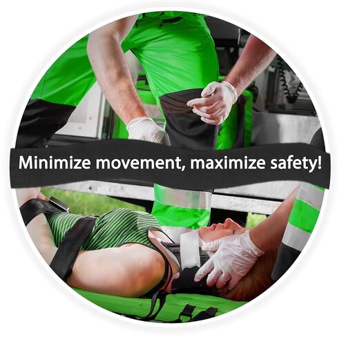 ASA Techmed 72 Inch Easy Break-Away Split Scoop Stretcher - Durable, Lightweight for Patient Transport & Water Rescue. 450 Pound Capacity. Meets SMR protocols. EMS, EMT, Hospital & Athletic Trainers. in Saudi Arabia