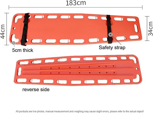 Portable Lifesaving Stretcher, 350 Lbs Load-Bearing, Ideal for Water Parks, Pools, Rafting, Sports Fields, with Neck Support for Enhanced Safety and Comfort in Saudi Arabia