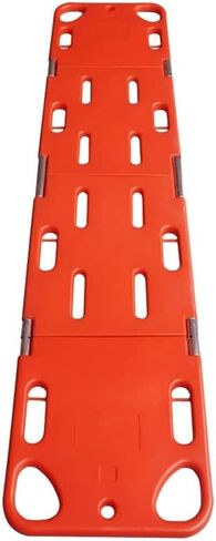 Foldable Spine Board Stretcher - Lightweight Portable Patient Transfer Backboard for EMT Immobilization, Rescue & Ambulance Use - Durable PE Plastic Design in Saudi Arabia