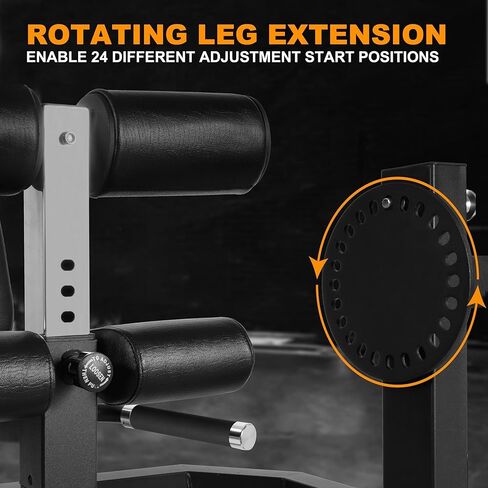 Leg Extension and Curl Machine, Adjustable Plate Loaded Lower Body Special Leg Machine with Squat Rack, Exercise Leg Muscles, Hamstring Curl Machine in Saudi Arabia