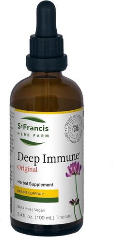 Deep Immune Herbal Tincture 100 ml – Natural Immune Support Booster – Herbal Supplements - Non GMO, Vegan, Dairy Free in Saudi Arabia