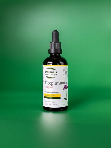 Deep Immune Herbal Tincture 100 ml – Natural Immune Support Booster – Herbal Supplements - Non GMO, Vegan, Dairy Free in Saudi Arabia