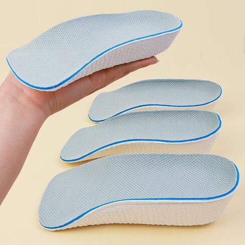Arch Support Height Increase Insoles Light Weight Soft Elastic Lift Soft Elastic Lifting for Men Women Shoes Pads (3.5CM-1Pair) in Saudi Arabia