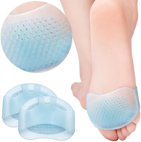 3Pairs Silicone Metatarsal Pads for Arch Support & Pain Relief - Ideal for Running, Hand Wash Only, Foot Arch Support in Saudi Arabia