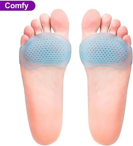 3Pairs Silicone Metatarsal Pads for Arch Support & Pain Relief - Ideal for Running, Hand Wash Only, Foot Arch Support in Saudi Arabia
