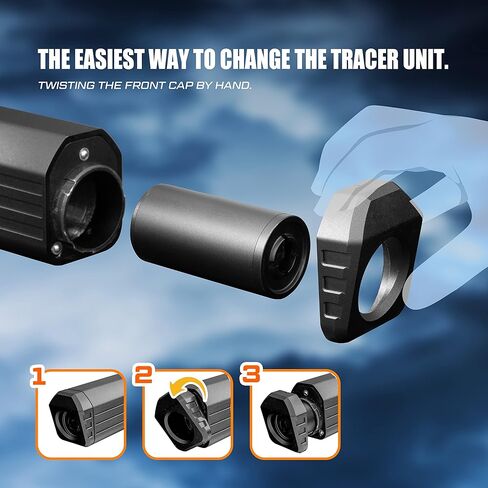 وحدة التتبع ACETECH سلسلة Thor مع وحدة Bifrost QD، جهاز يتوهج في الظلام BB LED RGB/تصميم تأثير قوس قزح لـ Airsoft Kriss Vector in Kuwait