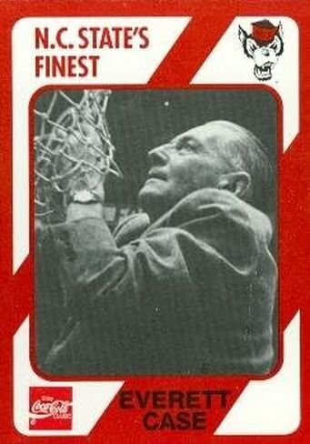 Autograph Warehouse Coach Everett Case Basketball Card (N.C. North Carolina State) 1989 Collegiate Collection No.188 in Saudi Arabia