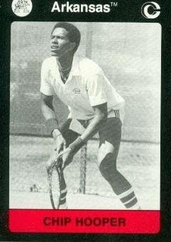 Autograph Warehouse Chip Hooper Tennis Card (Arkansas) 1991 Collegiate Collection No.22 in Saudi Arabia