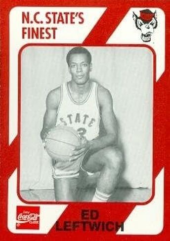 Autograph Warehouse Ed Leftwich Basketball Card (N.C. North Carolina State) 1989 Collegiate Collection No.111 in Saudi Arabia