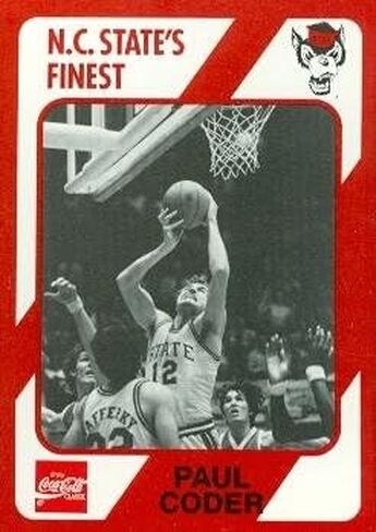 Autograph Warehouse Paul Coder Basketball Card (N.C. North Carolina State) 1989 Collegiate Collection No.66 in Saudi Arabia