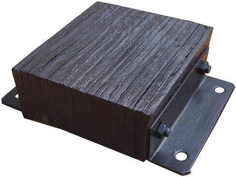 Replacement for 26W574 Dock Bumper,12x4-1/2x16 In.,Rubber 26W574 Repair Parts in Kuwait